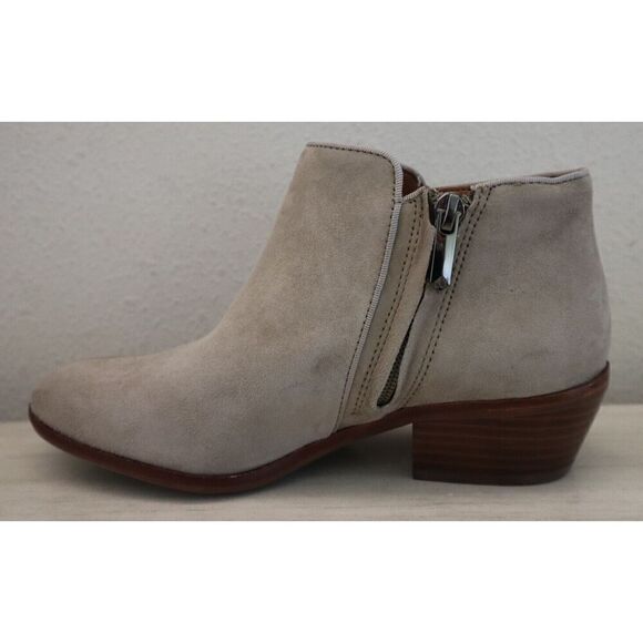 Sam Edelman Women's Sz 4.5M Gray Suede Petty Chelsea Ankle Booties - Picture 6 of 10